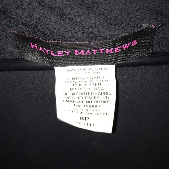 Hayley Matthews Sheer Formal Dress - Picture 7 of 8